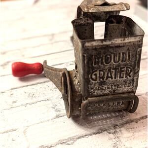 Mouli Cheese Grater with Red Handle